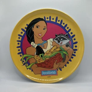 Vintage Disney Pocahontas Meeko Plate Malamine Zak Designs Kids Dinnerware 90s - Picture 1 of 7