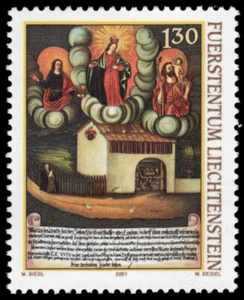 LIECHTENSTEIN 1211 - Paintings "Chapel of Our Lady, Dux" (pb85920) - Picture 1 of 1