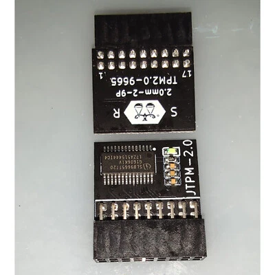 TPM TPM2.0 Modul ASRock TPM 18-1 Pin Sicherheitsmodul Win11 Teile für Infineon - Bild 1 von 3