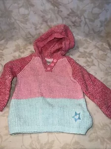 Ombre Hooded Sweater Bitty Baby by American Girl Child Size 4 100% Cotton - Picture 1 of 7