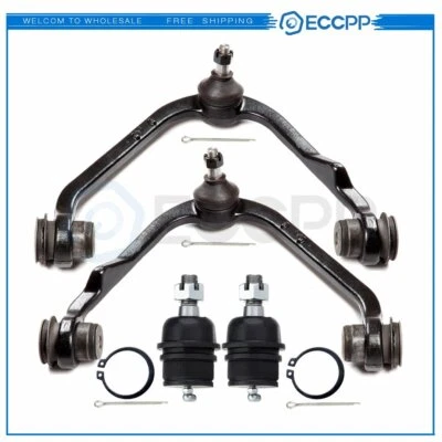 Fits 1997-2003 Ford F150 Expedition 2WD 4pc Upper Control Arm Lower Ball Joint Foto 1 de 4