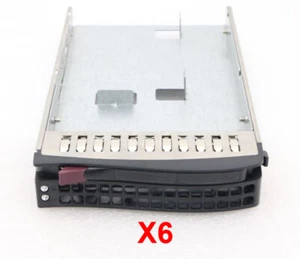 6x Supermicro Original Convert 3.5"-2.5" Hard Drive Caddy Tray MCP-220-00043-0N - Picture 1 of 1