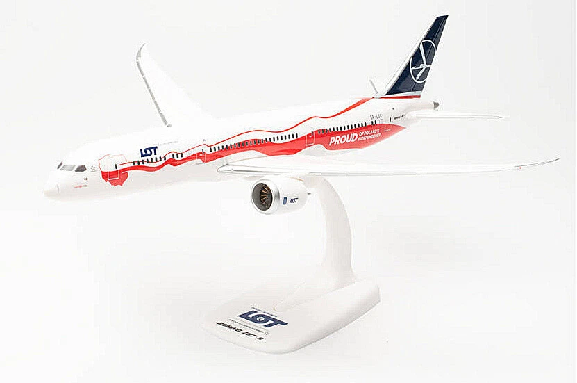 Modellino aerei di linea Herpa BOEING 787-9 LOT POLISH AIRLINES 1:200 modellismo - Immagine 1 di 1