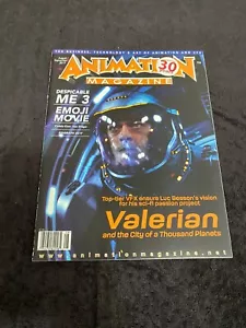 ANIMATION MAGAZINE 2017 Valerian, Despicable Me 3, Emoji Movie, Planet of Apes - Picture 1 of 15