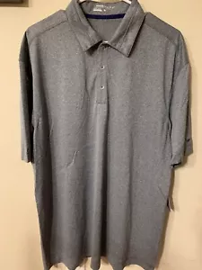 NWT Nike Golf Sport Dri-Fit Heather Polo Shirt - Heather Grey Small - Picture 1 of 3