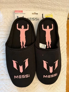 Messi Soccer Slippers, Scuffs, Slides - Men's Size XL (13),  New with Tags! - Picture 1 of 3