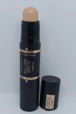 MAX FACTOR X FACEFINITY ALL DAY MATTE 2IN1  FOUNDATION &SHINE NR 45 WARM ALMOND  - Bild 1 von 2