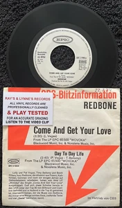 Redbone – Come And Get Your Love 7'' Vinyl PROMO IMPORT 1974 TESTED EX+ VIDEO - Imagen 1 de 8