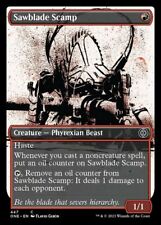Sawblade Scamp - Step-and-Compleat Foil - Showcase NM, English MTG Phyrexia: All