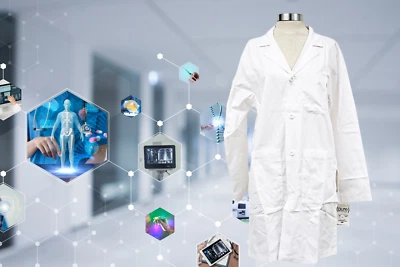 PURE Microbe Shield Technology Treated Labcoat Size Small - Image 1 of 4