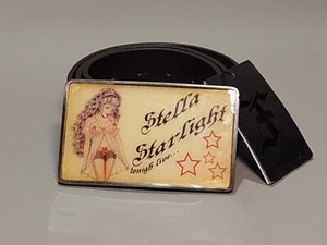 F by Friis | Gürtel Schwarz Gürtelschnalle Gr. 90 Herren | Leder - Bild 1 von 8