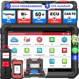 LANZAMIENTO X431 PRO3S+ ELITE SmartlinkC 2.0 Herramientas de diagnóstico de coche programación J2534 - Imagen 1 de 16