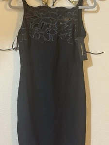 Donna Karan Damen Neckholder Etuikleid schwarz Gr.2 - Bild 1 von 4