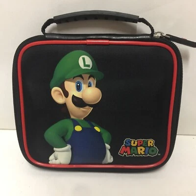 Nintendo 2DS 3DS DSi XL Super Mario Bros Carry Case Black - Image 1 of 4