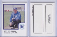 Red Coughlin 1986 ProCards Syracuse Chiefs Card Grade NMMT
