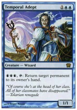 Temporal Adept PL 8th Edition MTG Magic the Gathering Blue English Card