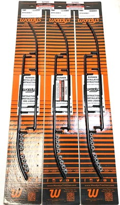 3 PACK Woodys 4" Carbide Runners Yamaha VMAX 500/600/750/800 1992-96 - EYV3-6350 - Image 1 of 4