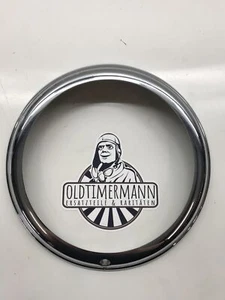 Lampenring Scheinwerfer Chrom Zierring für Mercedes W120 W121 NOS - Picture 1 of 3