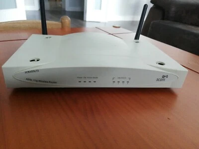 Router modem 3COM 3CRADSL72  Wireless 11g 54Mbps ADSL Firewall Router Foto 1 de 3