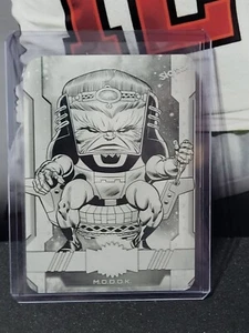 M.O.D.O.K. 2024 SKYBOX METAL UNIVERSE AVENGERS PLACA DE IMPRESIÓN NEGRA 1/1 🔥 - Imagen 1 de 2