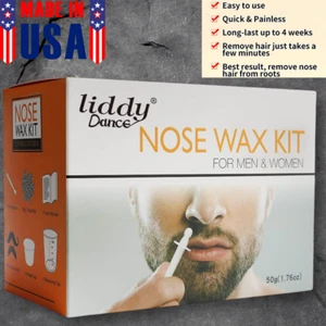 Nose Hair Removal Wax Nose Wax Kit Nose Wax Nose Hair Wax Kit For Men And Women - Picture 1 of 10