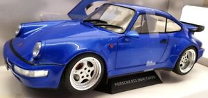 Solido 1/18 Scale Diecast S1803405 - Porsche 911 (964) Turbo - Blue