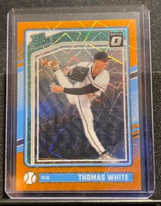 Thomas White 2024 Donruss Optic Rated Prospect Orange Velocity - Marlins - Picture 1 of 2