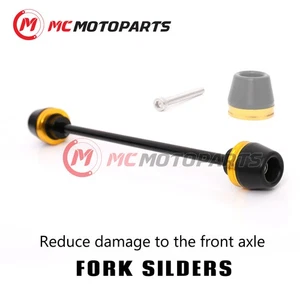 Protectores deslizantes de horquilla delantera dorados para Yamaha YZF R6 17 18 19 20 - Imagen 1 de 3