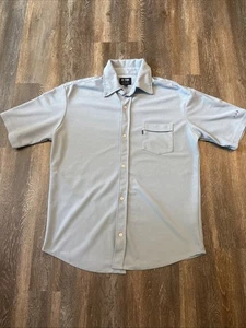 Vintage 90’s BC Ethic Coco Loco Diamond Print Retro Bowling Shirt Large Made USA - Picture 1 of 11