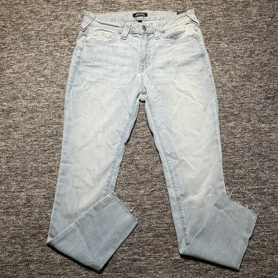 True Religion Super Skinny Jeans Size W30 Light Blue Jennie Curvy Mid Rise - Image 1 of 4