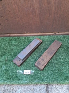 Vintage Oil Sharpening Stone 8 Inch. In Wooden Box. Old Tool (#757) - Picture 1 of 9
