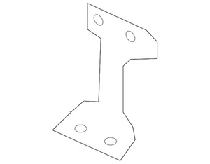 Genuine Nissan Stay Bracket 62296-4RA0A - Picture 1 of 3