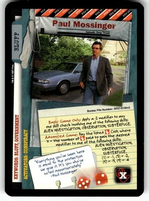 The X-Files CCG: The Truth is Out There Card C Paul Mossinger - Image 1 of 4