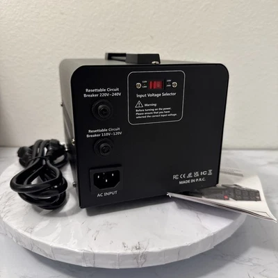 Yinleader 1000W Voltage Converter Transformer(110V to 220V OR 220V to 110V) 1000 - Image 1 of 4