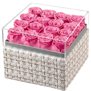 Forever Flowers Rose Conservate Rose Vere che Durano Oltre Un Anno Rose Box Gif... - Foto 1 di 6