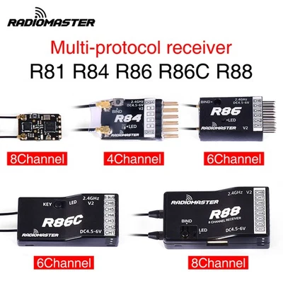 RadioMaster R81 R84 R86 R86C R88 2.4G Nano Empfänger gelten FrSky für RC Drone - Bild 1 von 4