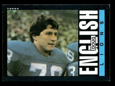 1985 Topps #58 Doug English Detroit Lions - Image 1 of 2
