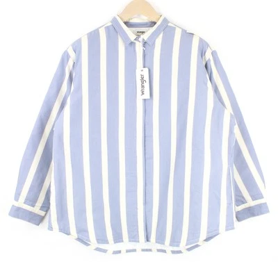 WRANGLER Chaqueta Padded Para Mujer S Lavado A La Piedra Con Rayas Azules - Imagen 1 de 4