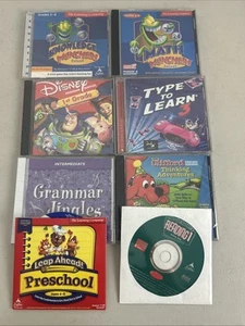 Disney Learning Ages 4-7 Educational Software CD-ROM Lot Of 8 - Picture 1 of 5