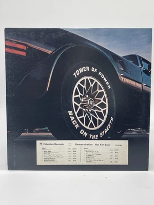 TOWER OF POWER BACK ON THE STREETS 12" LP VG+ VINYL RECORD PROMO COLUMBIA 1979 - Image 1 of 4
