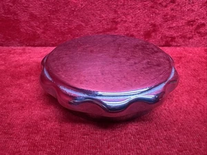 ✨ Hallazgo de granero ✨ Tapa de radiador de latón niquelado Chevrolet 1928 1929 1930 NOS - Imagen 1 de 13