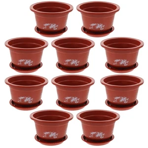 Maceta engrosada de 10 piezas maceta de plástico macetas de habitación infantil - Imagen 1 de 12