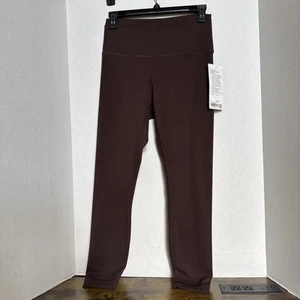 Lululemon Wunder Train HR Tight 25" Espresso Größe 8 LW5CQDS NEU Neu mit Etikett - Bild 1 von 8