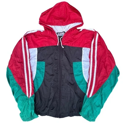 Vintage MacGregor Jacket Mens Large Nylon Windbreaker Retro Colorblock 90s - Image 1 of 4