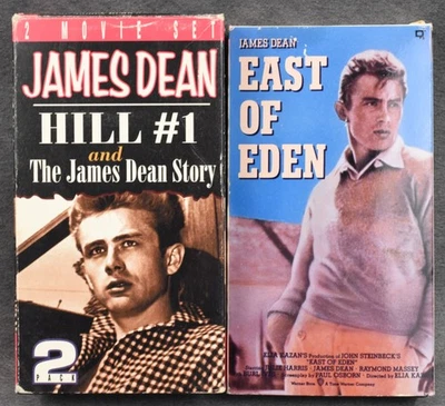 Lot 3 James Dean VHS Hill #1 The James Dean Story East of Eden Drama Classic - Image 1 of 4
