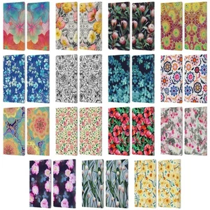 OFFICIAL MICKLYN LE FEUVRE FLORALS 2 LEATHER BOOK WALLET CASE FOR AMAZON FIRE - Picture 1 of 21