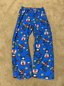 Nintendo Mario, Luigi, & Toad Kids Pajama Pants Size Large - Picture 1 of 4