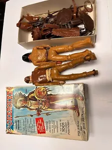 Vintage Marx Johnny West Lot - Custer, Chief Cherokee, Johnny West w/accessories - Picture 1 of 12