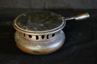scaldino scaldaletto antico rame XIX secolo 1800 battuto mano braciere vintage