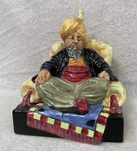 Estatuilla de colección Royal Doulton Co Abdullah Copr 1952 HN 2104 cerámica decoración del hogar - Imagen 1 de 6